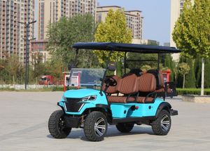 Voiturette <span class=keywords><strong>de</strong></span> golf <span class=keywords><strong>de</strong></span> haute qualité 5-6 places, nouvelle énergie, batterie au lithium, chariot portable, transport sur le terrain <span class=keywords><strong>de</strong></span> golf, en stock - Product Image 2