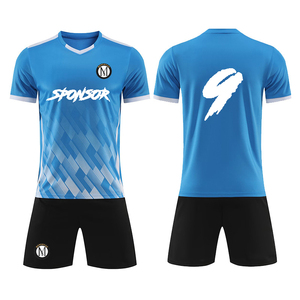 オールシーズン対応 メンズ サッカー ジャージ レトロスタイル 100% ポリエステル 防水 速乾 半袖 - Product Image 4