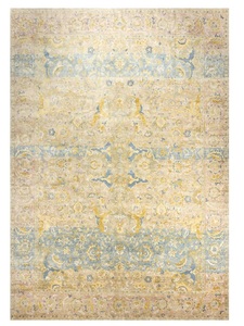 Luxury Artisan Hand Knotted Tibetan Wool and Silk Carpet Handmade Area Rug for Hotel Lobby Living Room Bedroom and Office Decor - Product Image 1