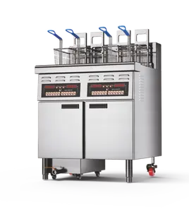 Factory custom deep fryer broasted chicken machine friggitrice a nastro chips frying machine deep fryer