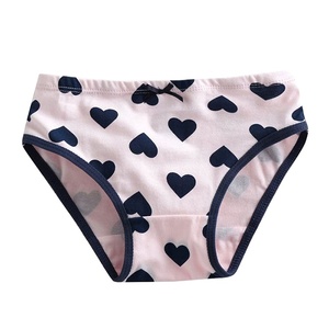 Belle fille slip mignon drôle de chaleur de <span class=keywords><strong>bande</strong></span> <span class=keywords><strong>dessinée</strong></span> impression sous-vêtements tendance 100% coton enfants fille culotte - Product Image 1