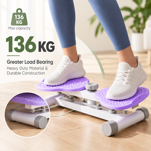 Appareil de torsion de la taille silencieux pour l'exercice, planche de torsion abdominale, équipement de fitness pour le renforcement du tronc et la rotation de la taille, pour la maison et la salle de sport - Product Image 6