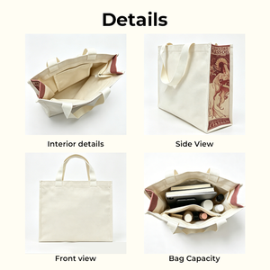 Sac fourre-tout en toile de coton biologique en gros, sac d'épicerie réutilisable écologique, sac de shopping promotionnel personnalisé avec logo, vente en gros d'usine - Product Image 3