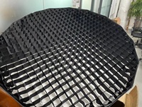 Boîte à lumière pliable 105 cm Easy Lock Silver Beauty Dish Diffuser Speedbox à montage Bowens, pliage rapide