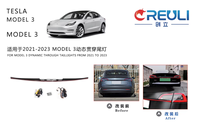 Feux arrière LED CREULI dynamiques séquentiels, type traversant, Plug & Play, feux de freinage de hayon, pièces automobiles pour Tesla Model 3 21-23