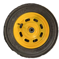 Haute qualité 18 pouces 3.50-10 roue pneumatique en caoutchouc d'occasion roues utilisées pour brouette africaine