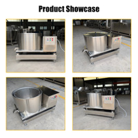 Fabrieksdirect RVS Centrifuge Ontvettingsmachine Cassave Chips Ontvetter Automatische Voedsel Centrifugaal Ontvettings Spin Droger