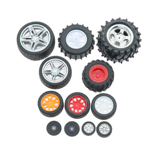 Ruedas de Goma Premium, Neumáticos en Miniatura de Varios Tamaños, Ruedas para Coches de Juguete, Ensamblaje DIY, Modelo de Coche Robot - Product Image 2