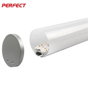 Plafonnier à LED <span class=keywords><strong>suspendu</strong></span> forme ronde profilé linéaire à led en aluminium profilé à led extrudé 6063-T5 avec corde lumineuse - Product Image 5