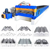 Machine de formage à froid de tôles de planchers métalliques automatiques pour bâtiments industriels à longue durée de vie