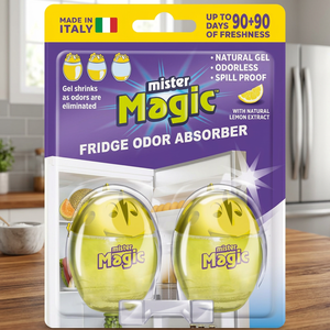Mister <b>Magic</b> Unscented Refrigerator Deodorizer <b>Gel</b> 90-Day Duration Air Freshener for Home Use - Product Image 2