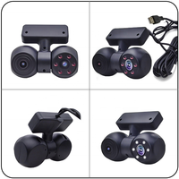 Caméra de tableau de bord double objectif OEM Firecore H-101 avec vision nocturne infrarouge pour bus, système de caméra pour Toyota 1080P, mini-caméra de tableau de bord pour camion, voiture 2025