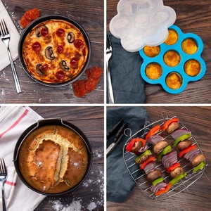 <span class=keywords><strong>Cosori</strong></span>-Juego de Accesorios para Freidora de Aire, Bandeja de 7,9 Pulgadas, Cupcakes, Marco de Cuerda, Metal Desechable, 6 Piezas - Product Image 5