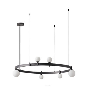Italian Designer-Style Modern Minimalist Glass Ball Lamp Creative Circular <b>Dining</b> Room Bar <b>Light</b> for Chandeliers Pendant <b>Lights</b> - Product Image 4