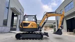 Excavatrice sur chenilles de 6,5 tonnes HT65, matériel de terrassement, pelle compacte hydraulique pour la construction - Product Image 6
