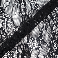 Tissu en dentelle tricoté léger de haute qualité en Spandex/Nylon, motifs personnalisés multicolores pour robes de mariée pour femmes, 110 GSM