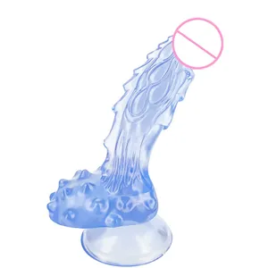 Động vật Quái Vật dildo dương vật g-tại chỗ mô phỏng dương vật hậu môn cắm tuyến tiền liệt massager với cốc hút cơ sở đồ chơi tình dục - Product Image 5