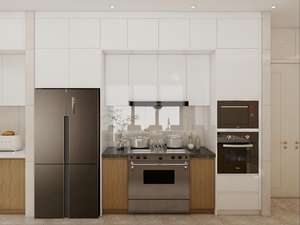 Muebles de Cocina Naturales, Organizador de Gabinetes de Cocina, Gabinete de Cocina con Acabado Brillante, Mini Gabinetes de Cocina Modernos con Acabado Brillante - Product Image 2