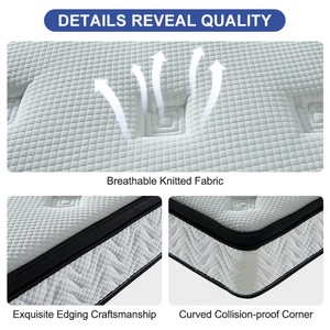 Chất Lượng Tốt Nhất Kiểm Soát Nệm Bìa Vải Cotton Giá Rẻ Lai Lớn Vua Kích Thước Giường Nữ Hoàng Kích Thước Lai Nệm Cho Nhà - Product Image 2