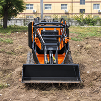 Mini-chargeuse compacte sur chenilles Antspower Heavy Duty pour l'aménagement paysager et la manutention de matériaux