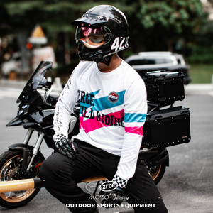 カスタムロゴ長袖メンズ長袖モトクロスサイクリングジャージーバイクアパレル通気性男性女性モトクロスギア - Product Image 3