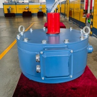 Moteur d'ascenseur sans engrenages PMSM basse tension 380 Vca, couple élevé, faible régime, 30 à 100/110 kW, moteur électrique à entraînement direct pour monorail