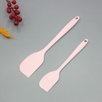 Spatule en silicone monobloc résistante à la chaleur, de qualité alimentaire, pour pâtisserie, crème, glaçage, pâte à pâtisserie, sans BPA, écologique