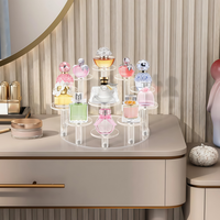 Présentoir Moderne à 10 Niveaux Transparent pour Figurines, Organisateur en Acrylique