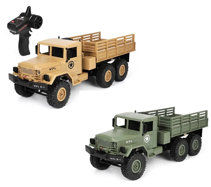 Children Learning Toy 2.4G RC M35 Military Truck Remote Control Car WPL B16 RC Army truck Toy For Kid Gift Amazon Top
