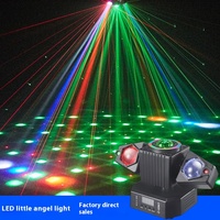 Projecteur laser LED RGBW 4-en-1 Little Angel transfrontalier, faisceau rotatif à tête mobile pour ambiance KTV et scène