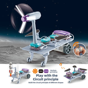 Test de physique blocs de construction STEM éducation jouet 89 expériences projets de bricolage <span class=keywords><strong>Circuit</strong></span> scientifique pour les enfants - Product Image 2