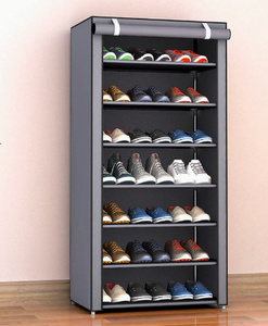 6-Tier Detachable Fabric Multifunction Foldable Shoe <strong>Rack</strong> 36-Pair Boot <strong>Show</strong> Cupboard Cabinet Dustproof Cover Home Organizer - Product Image 3
