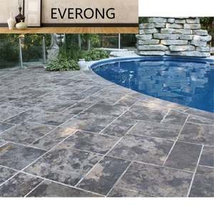 Natural Golden Beach Brown Marmor Gold Coast Mármol Piedra caliza Losa Azulejo Ladrillo Crazy Paving Stone Tamaños personalizados - Product Image 6