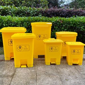 Wholesale and custom-made medical waste <b>bins</b> for hospitals and clinics, large size 240L/120L, <b>with</b> <b>lid</b>, 60L box - Product Image 1
