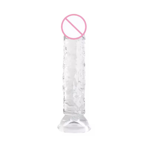 Women's Colorful TPE Adult Product Genre Realistic Design Natural Rubber <b>Dildo</b> Soft Silicone Material Artificial Crystal DildosW - Product Image 1