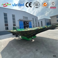 Hydraulische trillende boomenschudder oogstmachine met automatische fruitopvang