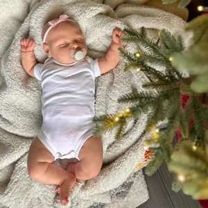 Poupées bébé réalistes en silicone Yeezwood de 19 pouces, corps entier, jouets pour filles, poupées bébé reborn pour filles - Product Image 3