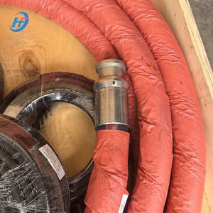 خرطوم مطاطي مرن لنهاية مضخة الخرسانة خفيف الوزن عالي القوة ، قطع مخصص ، ذيول متينة للصب - Product Image 3