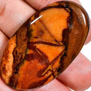 Cabochon de jaspe australien 63ct de qualité supérieure poli terreux coupe ovale pierre précieuse naturelle fil de guérison enveloppant des pierres précieuses en vrac - Product Image 4