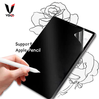 Filtro Protector DE PANTALLA DE PRIVACIDAD mate autoadhesivo de 0,37mm sin burbujas para pantalla de tableta Protección antiarañazos