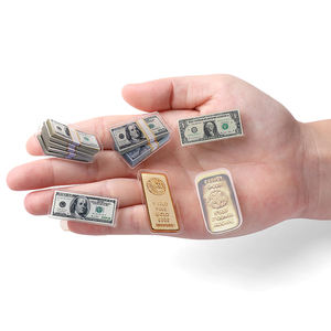 Gesper Dekoratif Universal untuk Pakaian dan Sepatu, Desain Kustom, Bahan Karet, Motif Dollar Australia, Pound Sterling, Euro, Cocok untuk DIY - Product Image 1