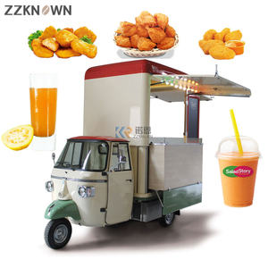 Cuisine mobile à café européenne, chariot de nourriture, tricycle électrique, voiture tuk tuk, mini camion de restauration rapide intelligent, camion de crème glacée, camion de vente de jus - Product Image 2