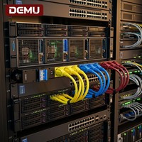 PDU industriel 1U triphasé 12 voies Type F 380V 63A Entrée 41kW Charge équilibrée Certifié CE