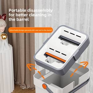 Vente en gros au détail Vente en gros en Chine Ensemble de vadrouille à rotation plate pour le nettoyage des sols avec poignée <span class=keywords><strong>Acheter</strong></span> en gros Vadrouilles - Product Image 3