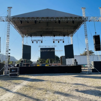 Systèmes de support pour écrans LED et structures de scène extérieures en aluminium pour DJ, éclairage de spectacle, concerts, événements et mariages