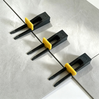 Ensemble de cale de nivellement de carreaux codées par couleur 0,5/1,5/2 mm, entretoises pour pose de carreaux en construction