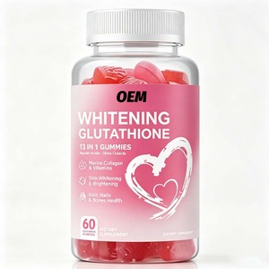 Gummies OEM Éclaircissantes et Anti-Âge au Glutathion, Collagène et Vitamine C pour Femmes, 60 Unités, Végétariennes - Product Image 2