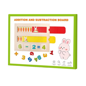 Nouveautés : Jouet Mathématique en Bois Lapin Cartoon Carotte – Jeu Éducatif de Calcul Mathématique pour Enfants Garçons et Filles - Product Image 6