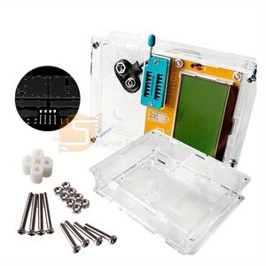 เครื่องทดสอบทรานซิสเตอร์ <span class=keywords><strong>LCR</strong></span> <span class=keywords><strong>T4</strong></span> Mega328 พร้อมเคสสำหรับวัดความต้านทาน ความจุ ไดโอด และ MOS - Product Image 6
