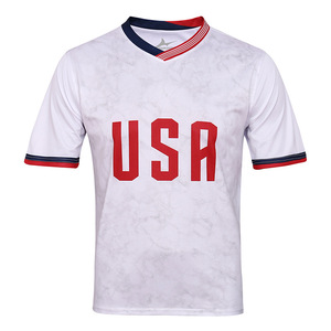 <span class=keywords><strong>Camiseta</strong></span> de Fútbol Personalizada POD para Fanáticos, Ropa Deportiva Transpirable de Secado Rápido, Diseño de Bandera Nacional, Jersey para Aficionados al Fútbol para Partidos - Product Image 3